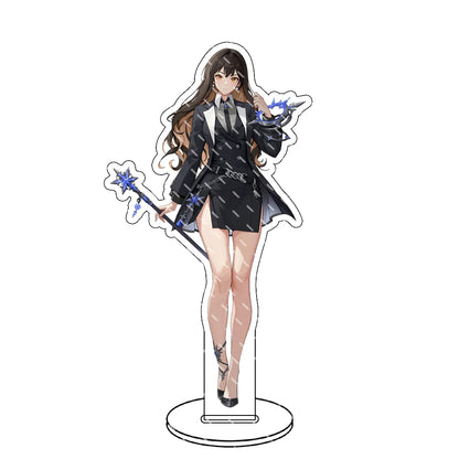 Supporto acrilico Solo Leveling Sung Jin-Woo gadget, decorazione da collezione in stile anime, ideale per appassionati Otaku.