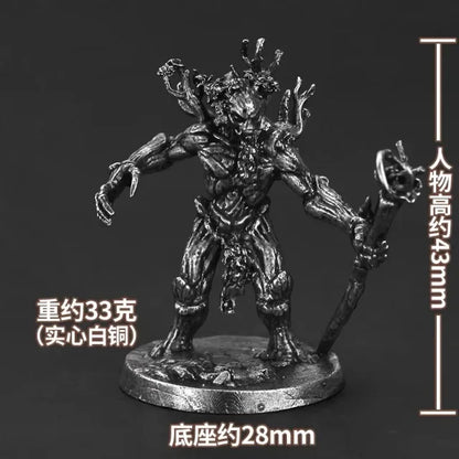 Miniatura di spirito albero in metallo non verniciato, figura dryad in peltro senza piombo per giochi da tavolo e ruolo, Otaku Family Store