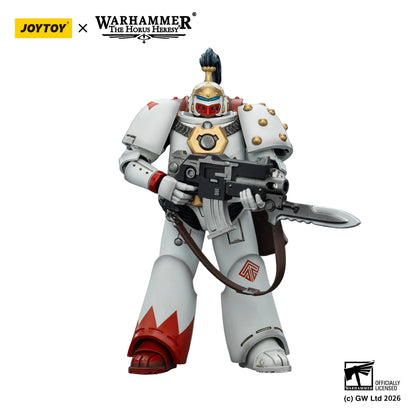 Figura d'azione Warhammer 40K White Scars MKVI Tactical Legionary, figura 1/18, marca Otaku Family Store Online