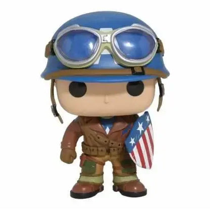 Funko Pop Captain America dei Vendicatori: Civil War, figura in vinile con dettagli fedeli, in posa dinamica e abbigliamento da supereroe