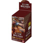 Set di carte One Piece Card Game – Booster Box Romance Dawn, edizione giapponese, con carte da gioco in mostra.
