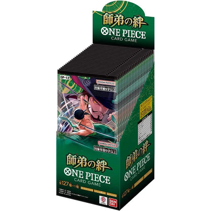Booster box di carte One Piece Card Game Romance Dawn edizione giapponese, contenente carte da collezione e giochi.