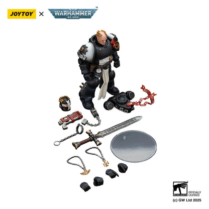 Miniatura di un action figure Templars Neri Emperor's Champion "Bayard's Revenge" in scala 1/18, prodotto da JOYTOY.