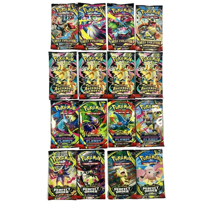 Scatola di carte Pokémon TCG Booster Box – Mega Evolution, Phantasmal Flames, Ascended Heroes, con bustine e pacchetti casuali in inglese