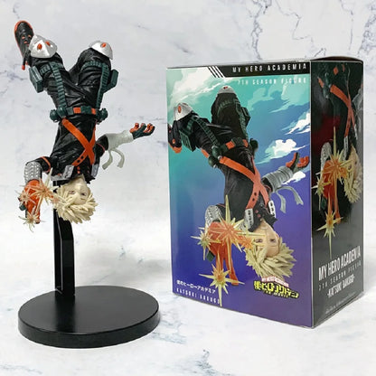 Figura d'azione Bakugou Katsuki da 22cm di My Hero Academia, statuetta in PVC per collezione e decorazione, regalo di Natale.