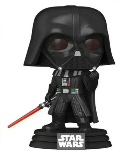 Funko Pop Star Wars: Boba Fett, Yoda e Darth Vader in stile caricatura, dettagli colorati e figurine da collezione.