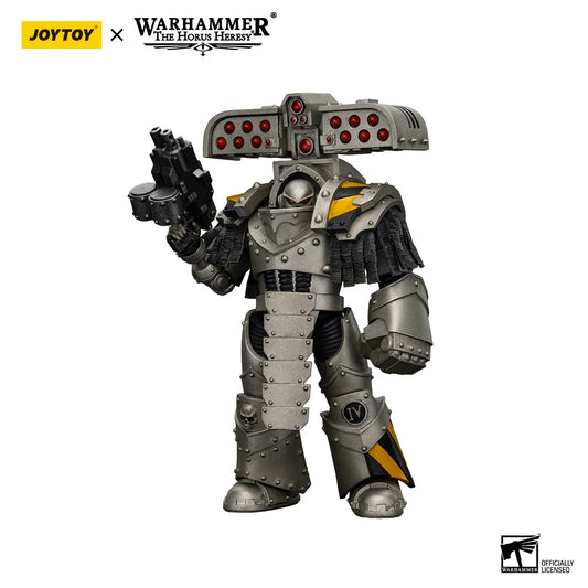 Figura d'azione Warhammer 40K Iron Warriors Tyrant Siege Terminator con lancia missili, set di 2 modelli, dettagli realistici e articolati