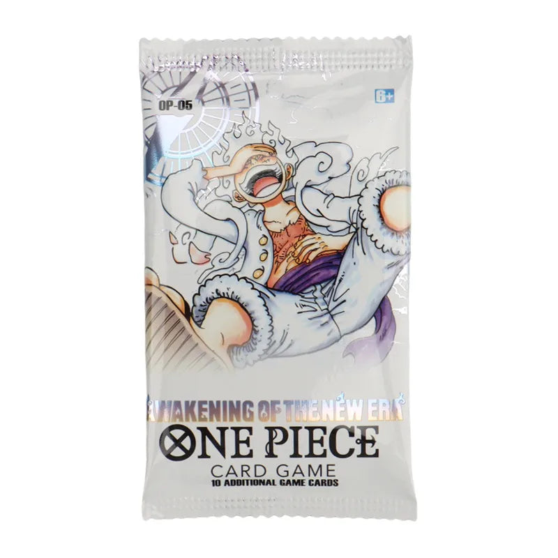 Carte della collezione One Piece OP-05 di Otaku Family Store, Luffy, Zoro e Shanks, 40 di 300, immagini di carte da gioco con personaggi.