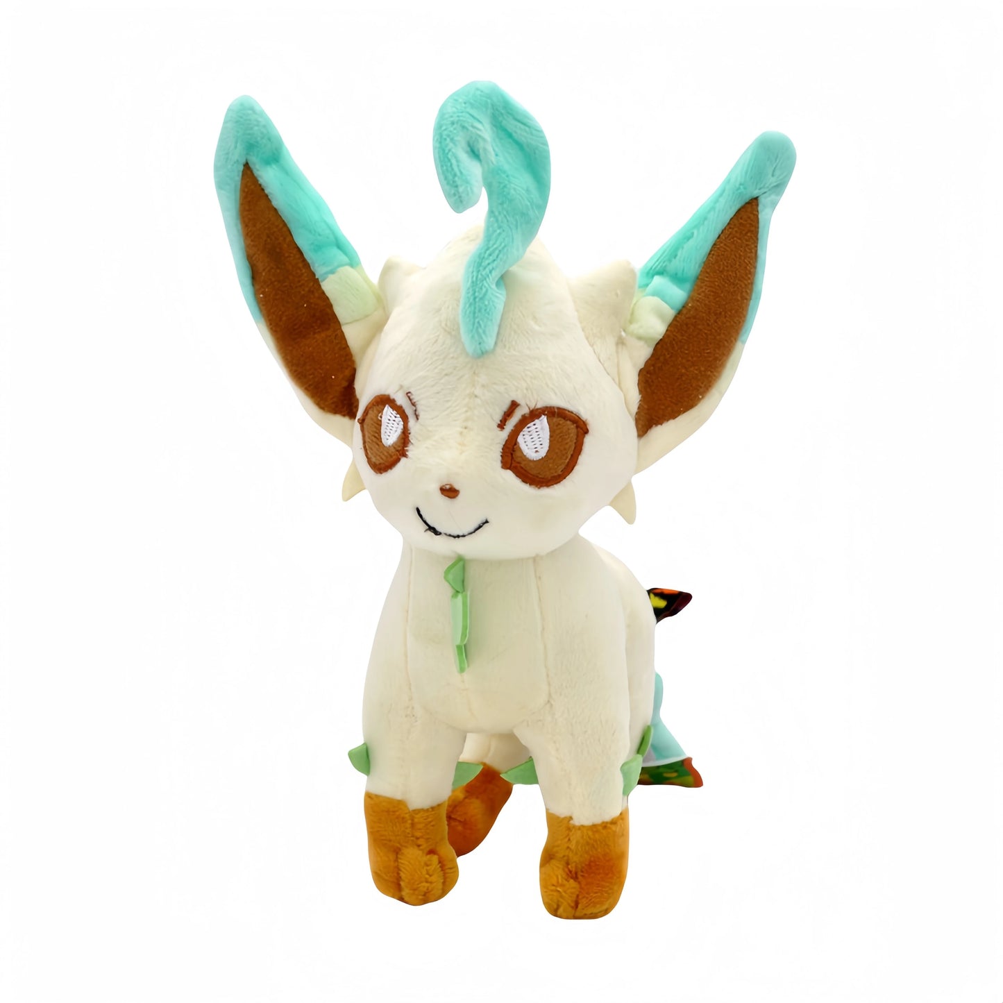 Set di peluche Pokémon della famiglia Eevee con Sylveon, Umbreon, Vaporeon, Flareon e Pikachu, morbidi e ideali come regalo.