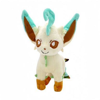 Set di peluche Pokémon della famiglia Eevee con Sylveon, Umbreon, Vaporeon, Flareon e Pikachu, morbidi e ideali come regalo.