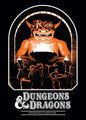 Poster D&D Retro in stile canvas, stampa d'autore con illustrazione fantasy, ideale per appassionati di giochi di ruolo.