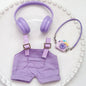 Set di accessori per bambole Labubu Otaku Family, vestiti, scarpe, cuffie e cappelli per giochi e collezioni.
