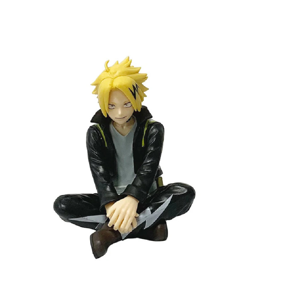 Figura da collezione di Denki Dabi e Izuku Midoriya, personaggi di My Hero Academia, action figure in stile anime.