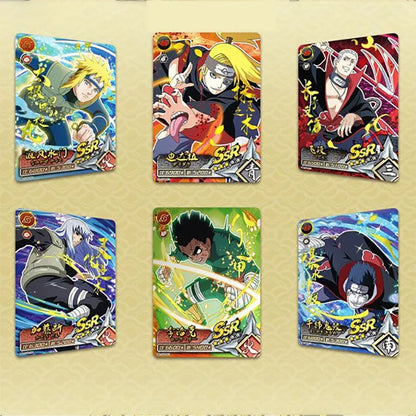 Scatola di carte Otaku Family Store con 36 bustine e 180 carte in lingua cinese, decorata con foil oro, per giochi di carte.