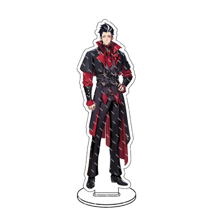 Supporto acrilico Solo Leveling Sung Jin-Woo, gadget collezionabile di Otaku Family Store, con immagine dettagliata del personaggio.