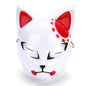 Maschera leggera di volpe per cosplay, copricapo animale con dettagli realistici, perfetta per feste di Halloween e costumi.