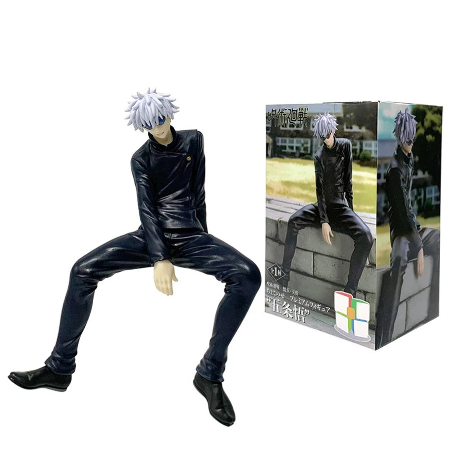 Figura d'azione Jujutsu Kaisen Satoru Gojo e Geto Suguru, figura in PVC di 13,5 cm, perfetta come action figure anime.