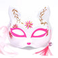 Maschera leggera con volto di volpe per cosplay, copertura facciale animale, accessorio per costume di Halloween, marca Otaku Family Store
