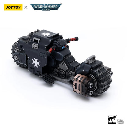 Miniatura di un'azione figura di Warhammer Brother Valtus – Black Templars Outriders, modello 1/18, prodotto da Otaku Family Store.