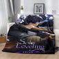 Lenzuola Solo Leveling con stampa 3D di mani viola, in flanella calda e morbida, gadget Otaku Family Store Online