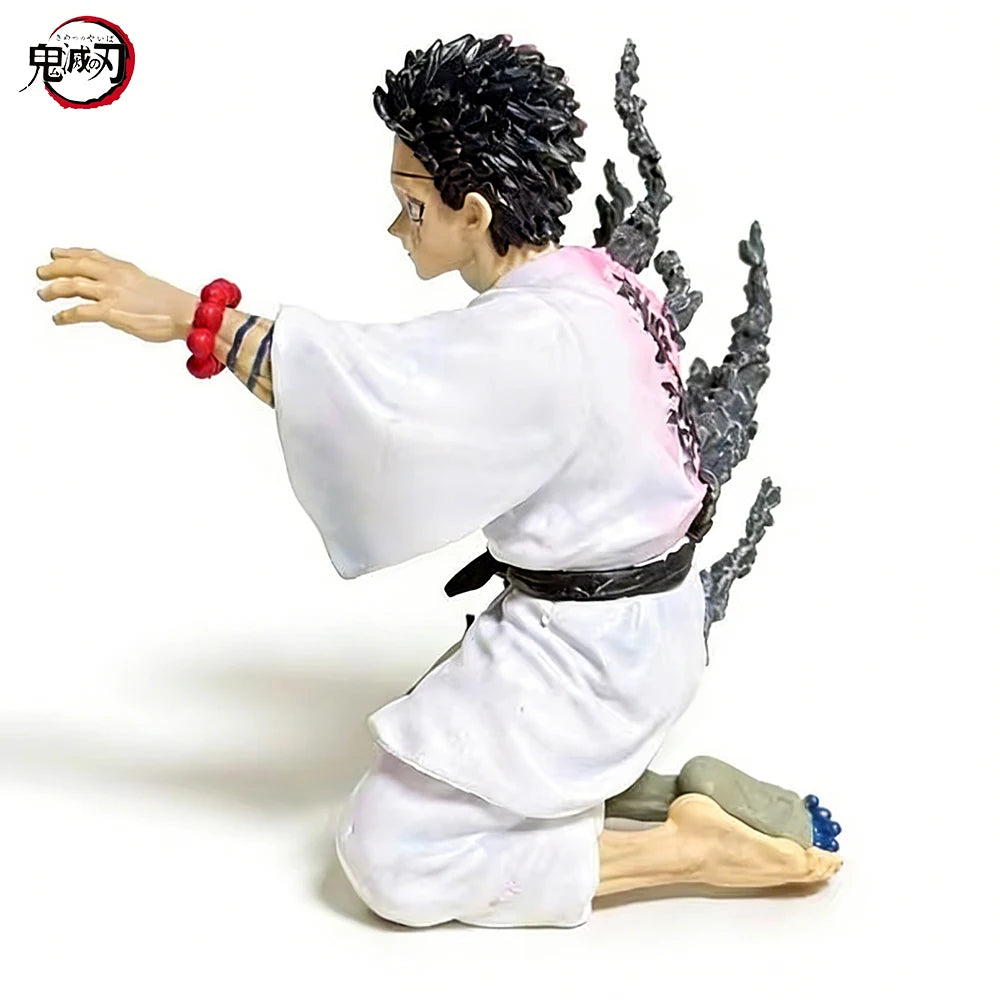 Figura in PVC di Akaza Hakuji di Demon Slayer, action figure di 14cm, dettagliata e perfetta per collezionisti anime.