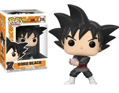 Funko POP Dragon Ball Z Super Saiyan Goku, Vegeta, Trunks e Krillin in posa, figure in vinile con dettagli colorati e iconici.
