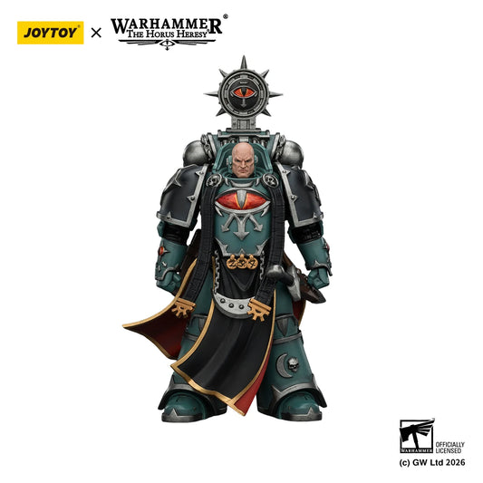 Figure d'azione Warhammer 40K Sons of Horus, Consul e Vheren Ashurhaddon, dettaglio di action figure in posa.