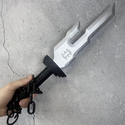 Katana cosplay da 18 pollici di Toji Fushiguro da Jujutsu Kaisen, con lama reale e impugnatura dettagliata, perfetta per cosplay e collezionismo
