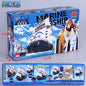 Figura d'azione One Piece All Pirate's Boat di Otaku Family Store, dettagliata imbarcazione dei pirati in plastica.
