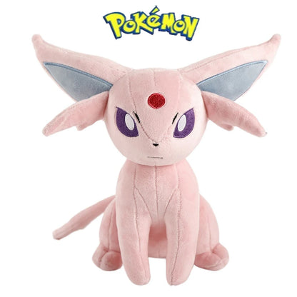 Peluche Big Umbreon Pokémon di Otaku Family Store, morbida e dettagliata, con altri Pokémon come Vaporeon, Eevee e Flareon.