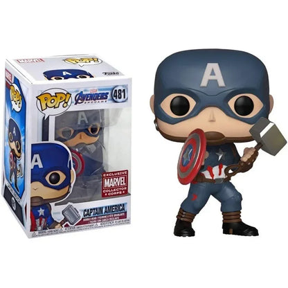 Funko Pop di Captain America da The Avengers: Civil War, figura collezionabile Otaku Family Store, dettagli colorati e riconoscibili