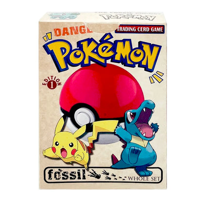 Box di carte Pokémon Fossil Booster, con Aerodactyl, Lapras e Zapdos, collezione Proxy di Otaku Family Store Online