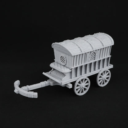 Carro da miniatura RPG 28mm di Otaku Family Store, accessorio per scenari di giochi di ruolo da tavolo, decorativo e giocattolo.