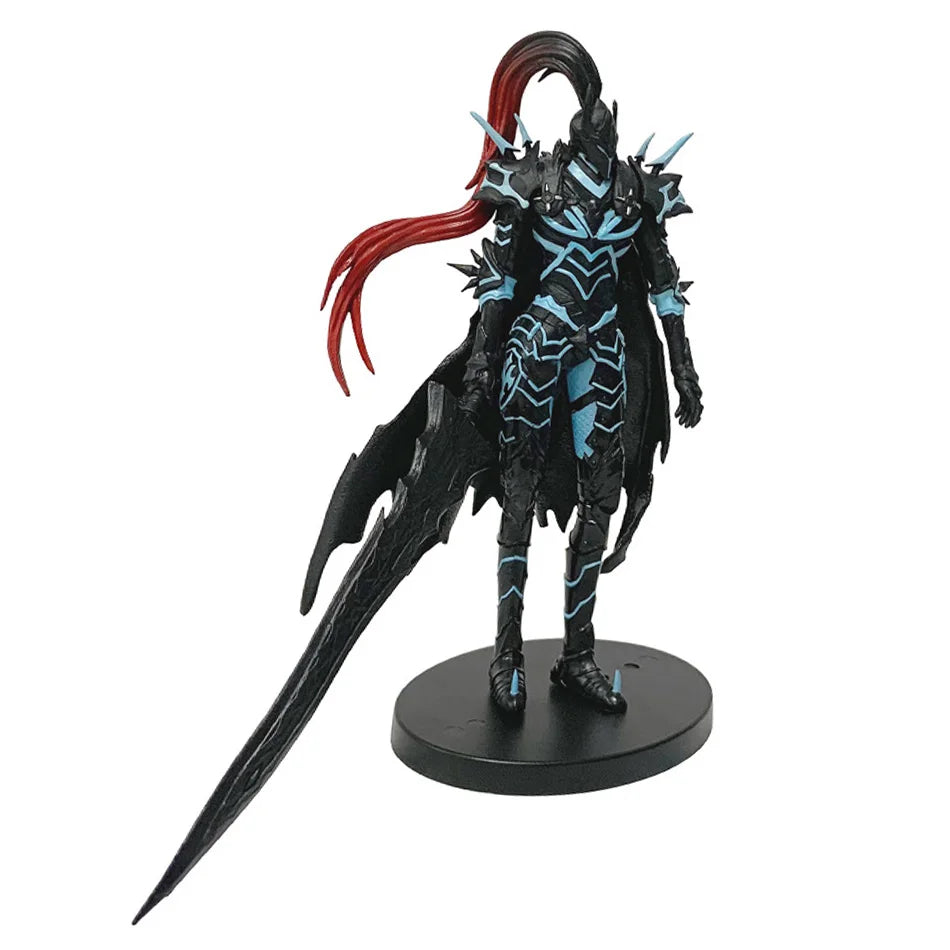 Figura d'azione Knight Commander Igris – Blood Shadow, della Shadow Legion, con dettagli realistici e pose dinamiche.