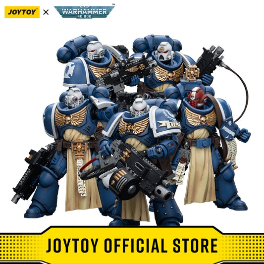 Figura d'azione Warhammer 40k Ultramarines Sternguard Veteran, 12,1cm, in abiti da combattimento dettagliati, modello Otaku Family.