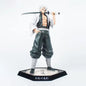 Figura action Demon Slayer Kimetsu no Yaiba con personaggi Giyuutarou, Daki, Kokushibo, Yoriichi, Douma e Inosuke, dettagli vivaci