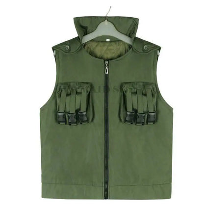 Costume cosplay HATAKE KAKASHI di Otaku Family Store, dettagliato abito ninja con accessori per cosplay Naruto.