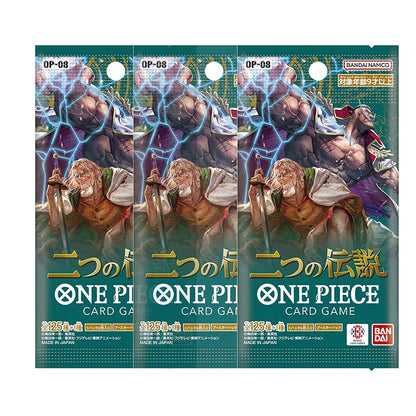 Pacchetto di carte da gioco One Piece Booster Pack OP01-OP12 di Bandai, con carte collezionabili di Otaku Family Store.