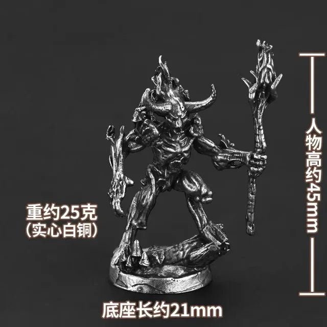 Miniatura di spirito dell'albero in metallo non verniciato, figura di dryad in peltro senza piombo, gioco di ruolo e collezione tabletop.