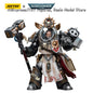 Action figure Warhammer 40K Grey Knights Grand Master Voldus Caddon Vibova in armature, dettagliata e colorata, di Otaku Family Store.