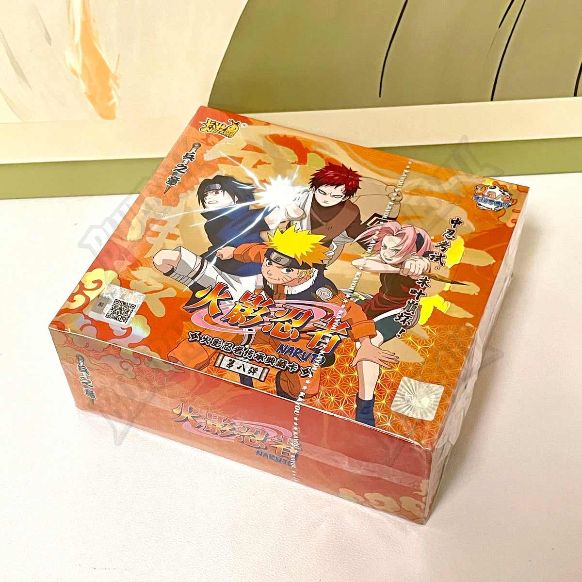 Carte Naruto TCG Kayou Chapter of the Ninja, scatola aperta con carte rare e speciale, brand Otaku Family Store Online.