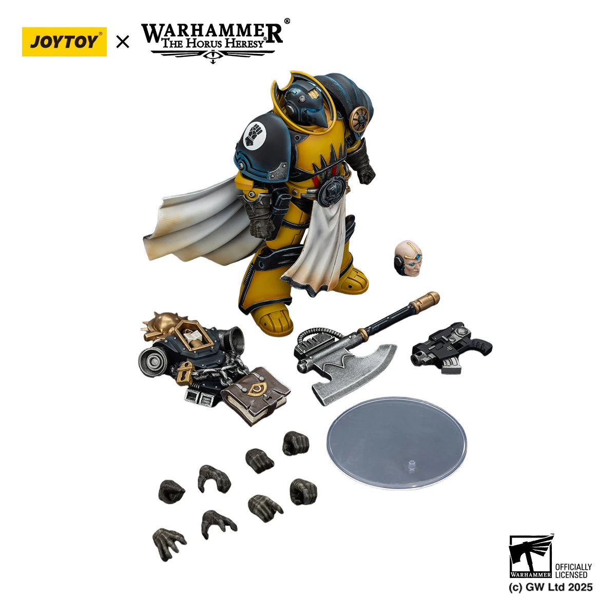 Figura d'azione Warhammer 30K Imperial Fists Legion Praetor in armatura Tartaros, brand Otaku Family Store Online