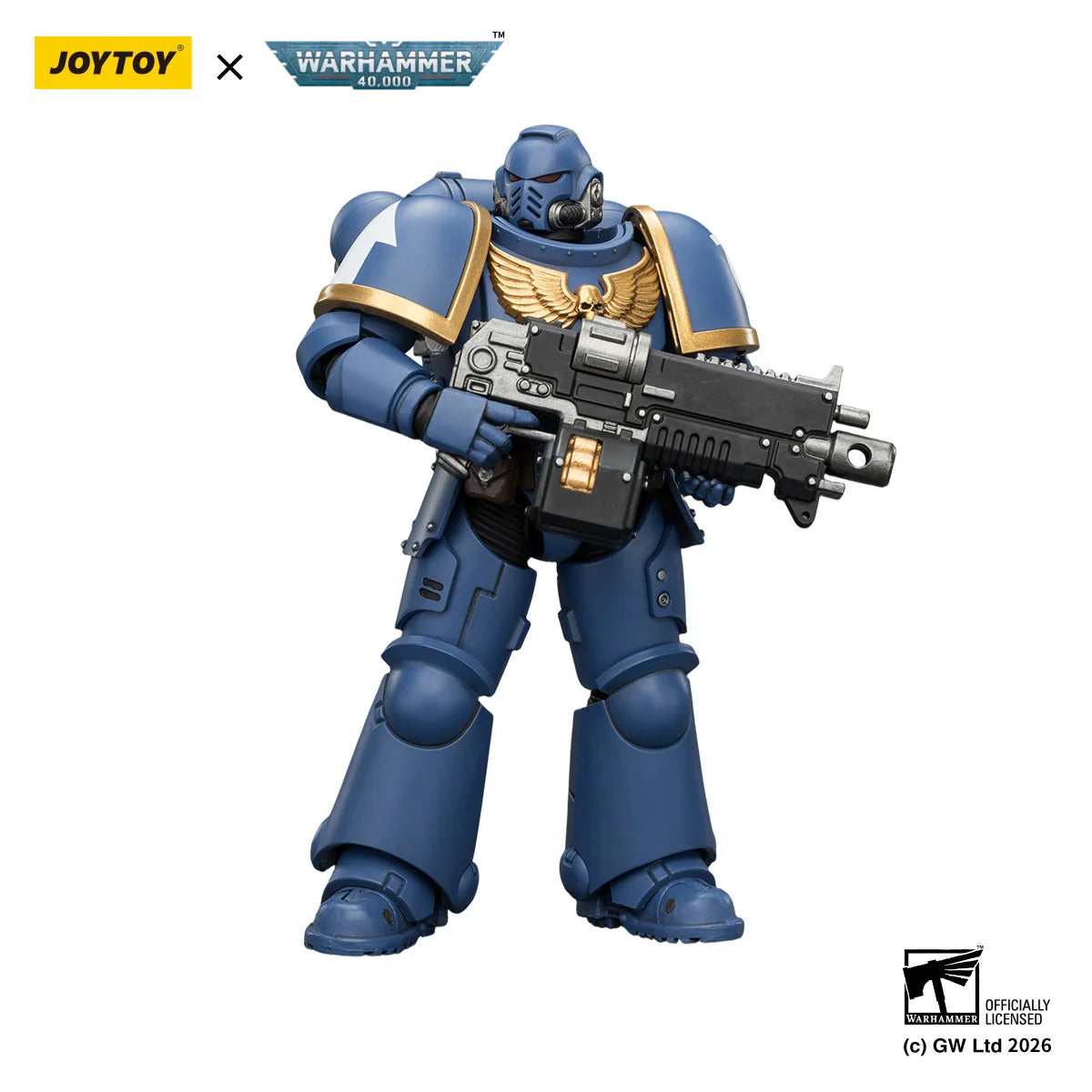 Figura d'azione Ultramarines Intercessor Warhammer 40K in scala 1/18, modello anime, da collezione Otaku Family Store Online