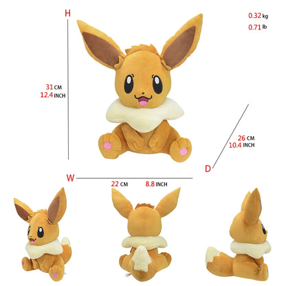 Peluche di Pokémon Umbreon, Vaporeon, Eevee, Sylveon, Flareon, Leafeon, Jolteon ed Espeon, morbida e colorata, per bambini e collezionisti