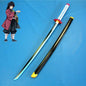 Spada cosplay Demon Slayer katana da 41 pollici in stile anime ninja, con dettagli realistici e manico decorato.