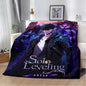 Lenzuola Solo Leveling con stampa 3D di mani viola, in flanella calda e morbida, gadget Otaku Family Store Online