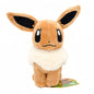 Set completo di peluche Pokémon Eevee e famiglia, include Sylveon, Umbreon, Vaporeon, Flareon e Pikachu, morbidi e colorati.