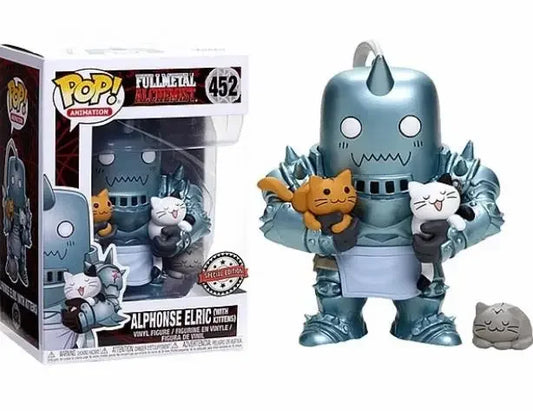 Funko POP di Edward e Alphonse Elric dalla serie anime, figura in stile collezione Otaku Family Store Online.