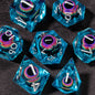 Dadi D&D Liquid Core di Otaku Family Store Online, set di resina con bordo affilato per giochi di ruolo Dungeons & Dragons.