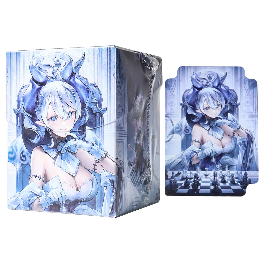 Scatola per carte Deck Box 100+ con doppio divisorio per giochi di carte come MTG, YGO e TCG, di Otaku Family Store Online